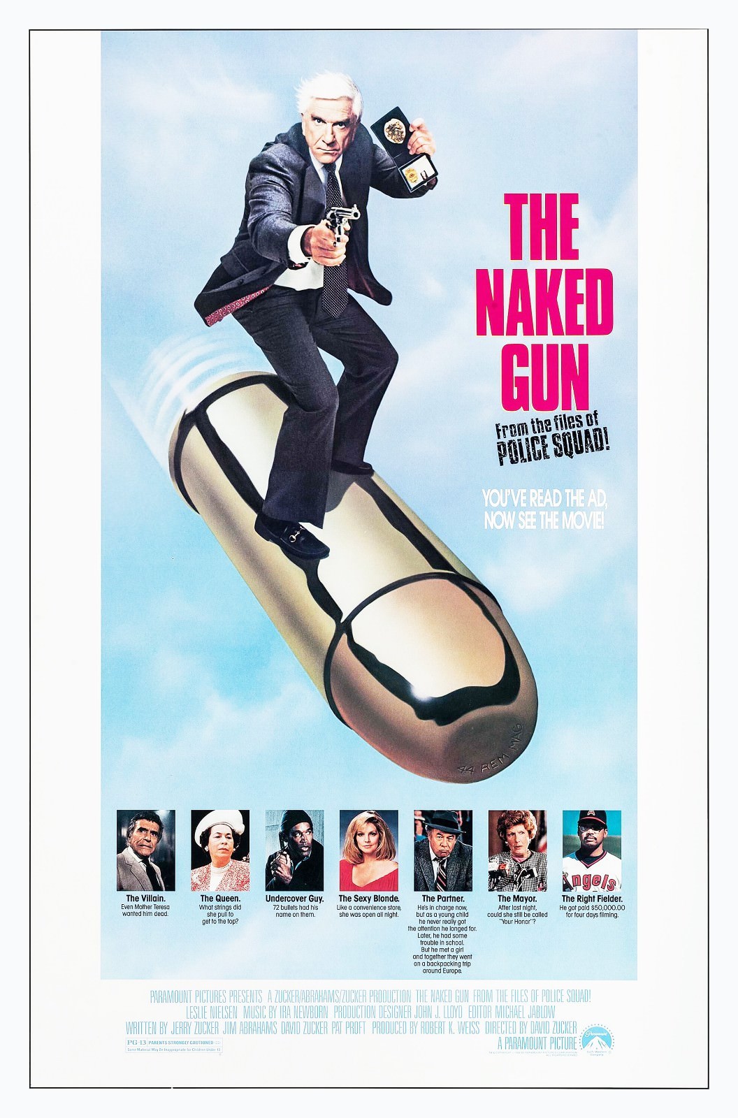 13 young naked THE NAKED GUN (1988) ORIGINAL MOVIE POSTER - ROLLEDのeBay公認海外通販｜セカイモン
