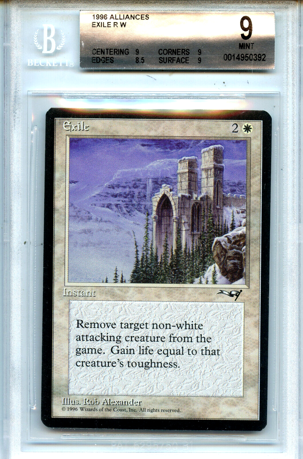 MTG Legends Exile BGS 9.0 Mint card Magic WOTC Amricons 0392