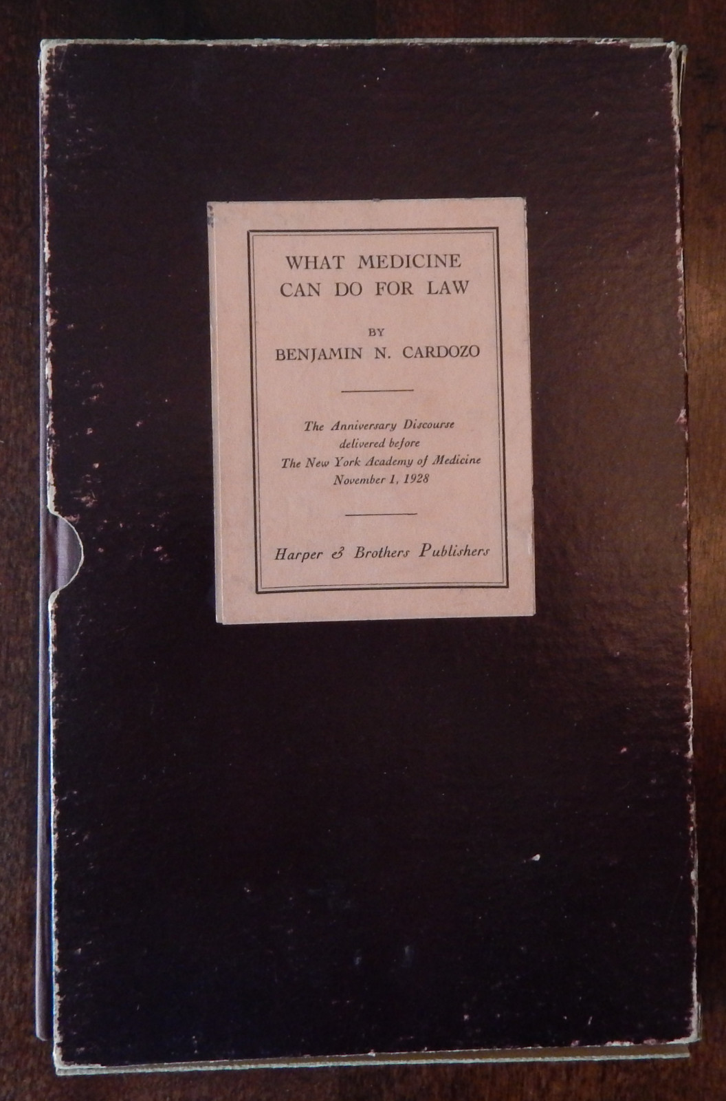Le droit une question de style benjamin cardozo par 1re edition
