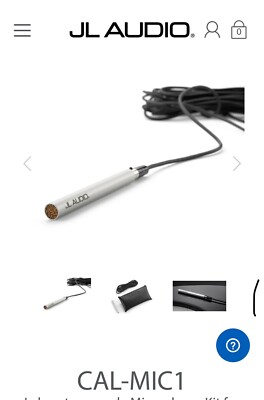 JL Audio CAL-MIC1 Laboratory-grade Microphone Kit for ARO/DARO Calibration