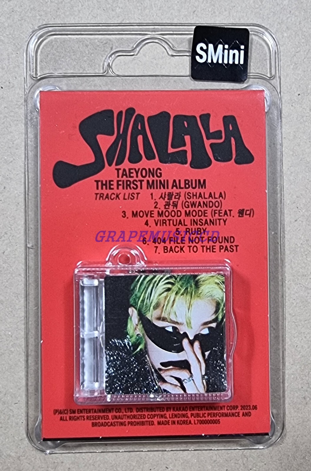 TAEYONG NCT SHALALA 1ST MINI ALBUM K-POP SMini Ver. SMART