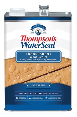 Thompson s WaterSeal Transparent Waterproofing Wood Stain and Sealer, Desert ...