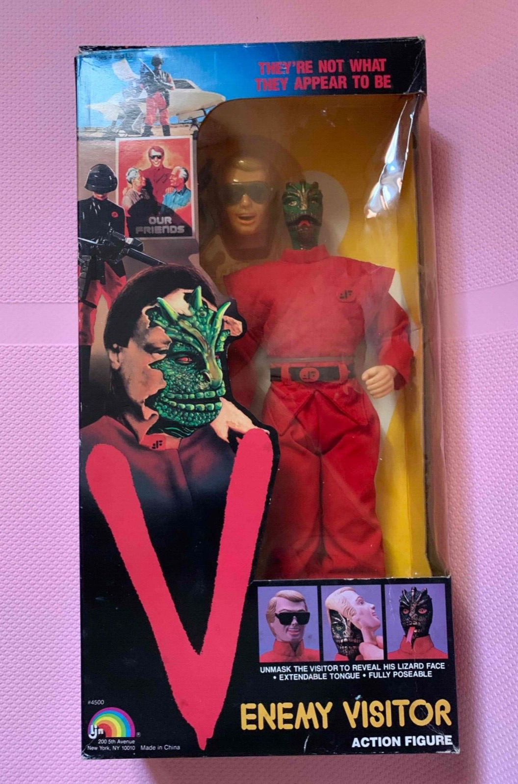 即日発送 tv Scifi LJN Figure Action Enemy Visitor V show Warner WB 特撮