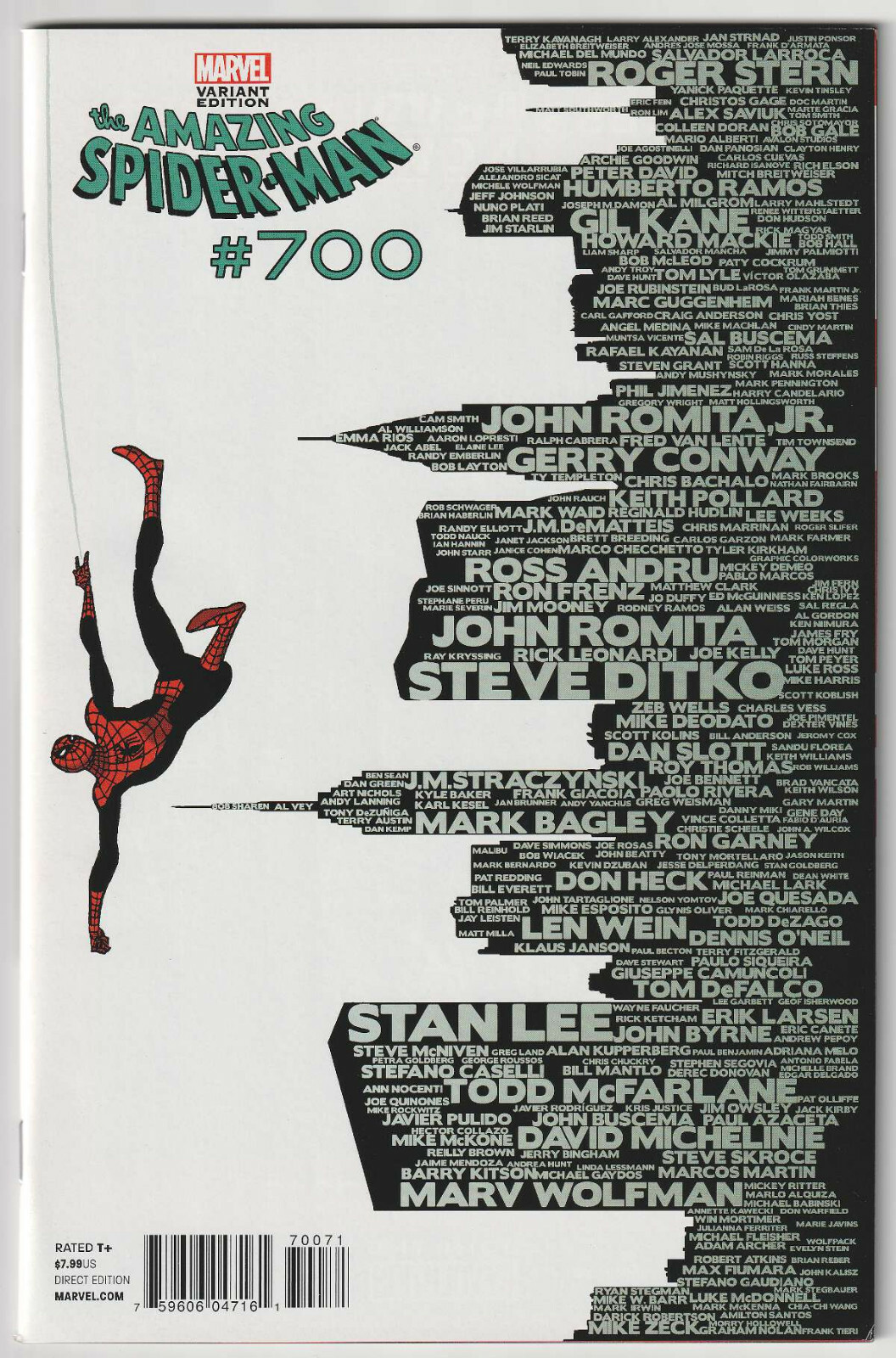 洋書 Amazing Spider-man #700 1st Print Amazing Spider-Man