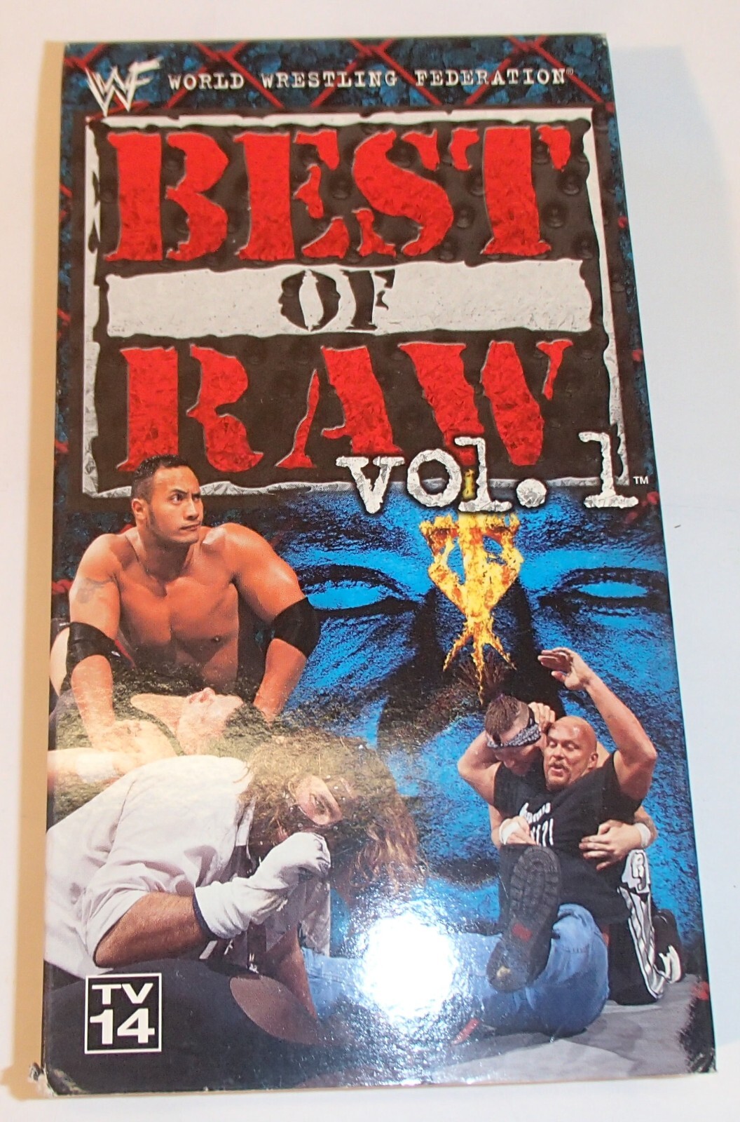 WWF Best Of Raw Vol. 1 VHS 1999 The Rock-Steve Austin