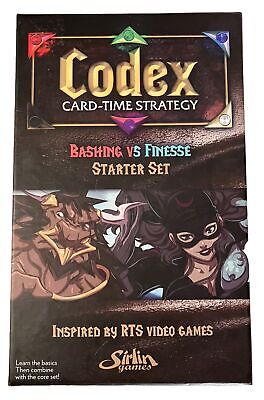 Codex Bashing vs. Finesse Starter Set Card Game 2016 Sirlin Games