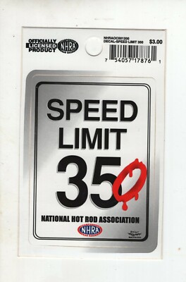 Speed Limit 350 NHRA National Hot Rod Association