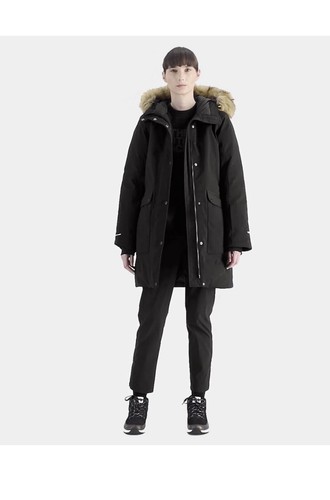 Pre-owned The North Face Womens  Defdown Parka Futurelight Med Down Black Msrp $600