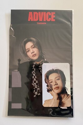 Shinee Taemin « Advice » SMTown Officiel Hologramme + Photocard Version B