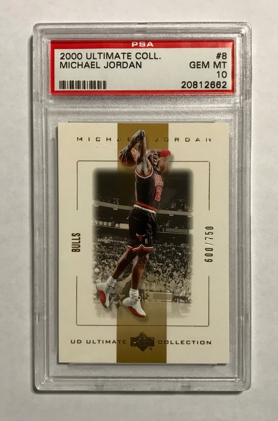 その他 Michael Jordan UD Ultimate Collection 2000-01 UD Ultimate Collection #8 Michael Jordan /750!! (PSA