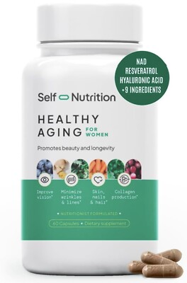 NAD Resveratrol anti Aging Supplement for Women, NAD & Collagen Booster- NAD, Re