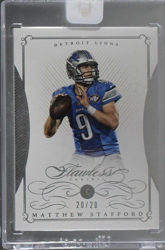 MATTHEW STAFFORD Auto 2017 Flawless Penmanship Ruby Red 5/5