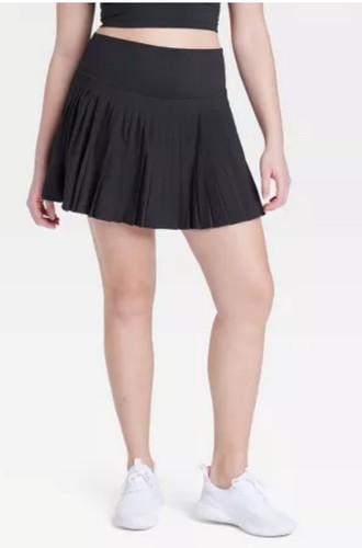 All In Motion Target Black Pleated Athletic Skort NWT Micro