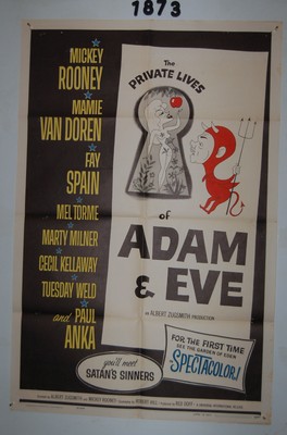 the private lives of adam and eve original 1sh movie poster 1960