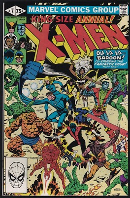 Marvel Comics UNCANNY X-MEN KING-SIZE ANNUAL #5 Fantastic Four Appearance VF/NM!