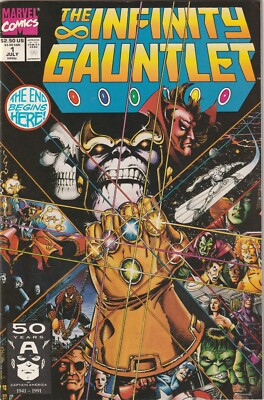 Infinity Gauntlet (1991) #1 1st Print George Pérez Cover Jim Starlin Thanos