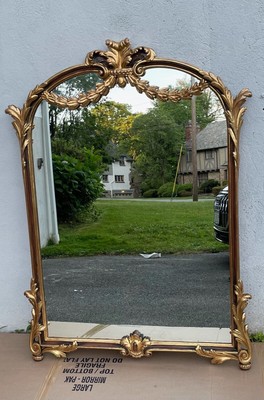 Black French Ornate Wall Mirror Resin Style Dressing Mirror Large mirror 49 X 69
