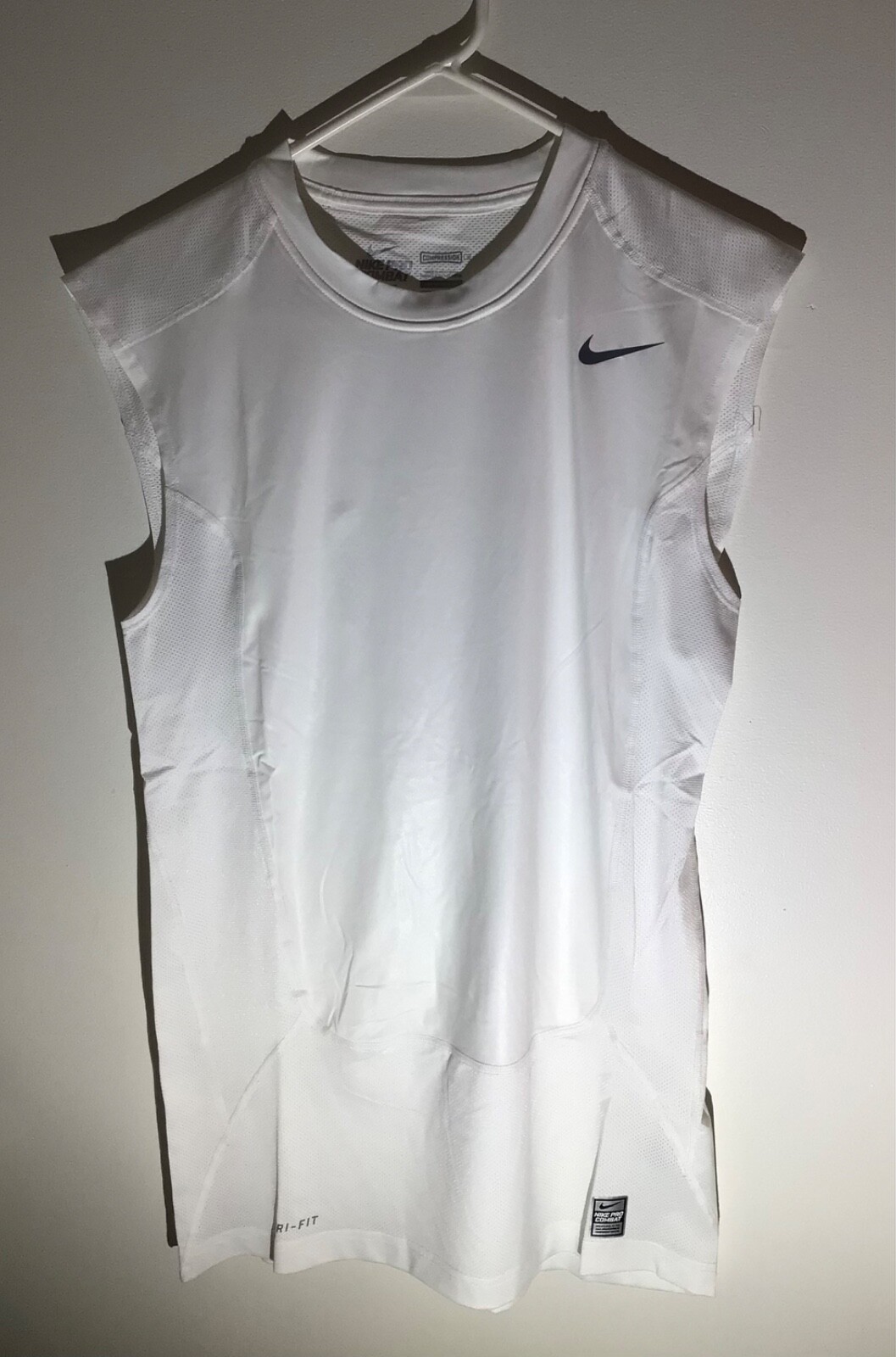 nike pro combat sleeveless compression shirt