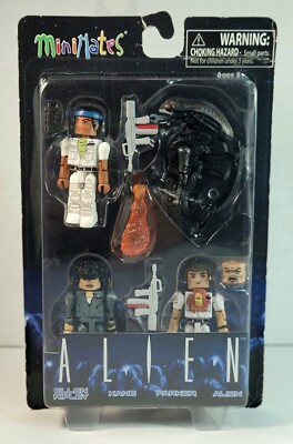 Alien Anniversary Mini Mates 4 Figure Set: Ripley Kane Parker Xenomorph 