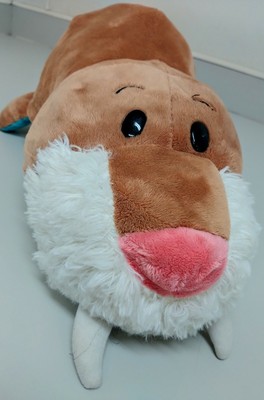 Flip A Zoo Reversible Plush Stuffed Toy 18'' Willow Walrus Harper Dolphin