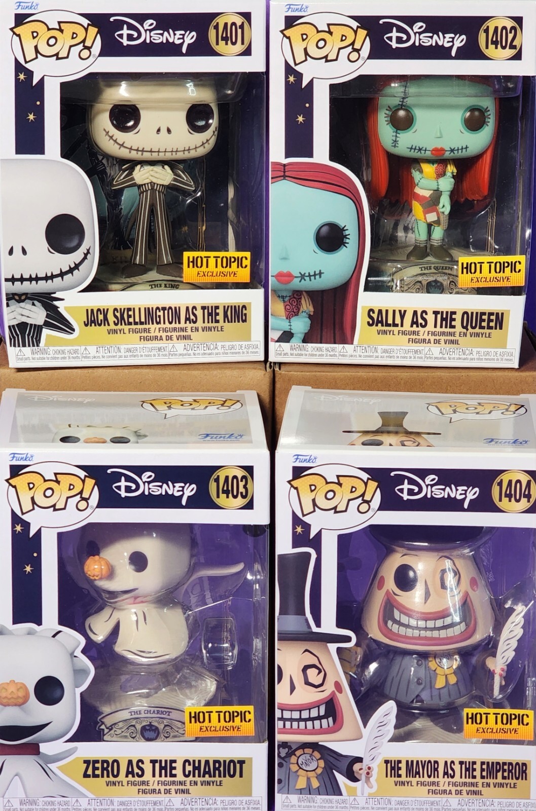 Funko Pop! Disney Nightmare Before Christmas Tarot Card Jack Sally