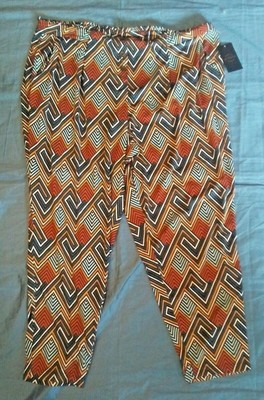 Goddess Multicolor Striped Pants Size 2X