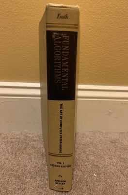 1973 FUNDAMENTAL ALGORITHMS VINTAGE COMPUTER SCIENCE PROGRAMMING TEXT BOOK