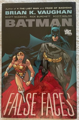 Batman False Faces Hardcover HC DC Comics - SEALED EXCELLENT SHAPE