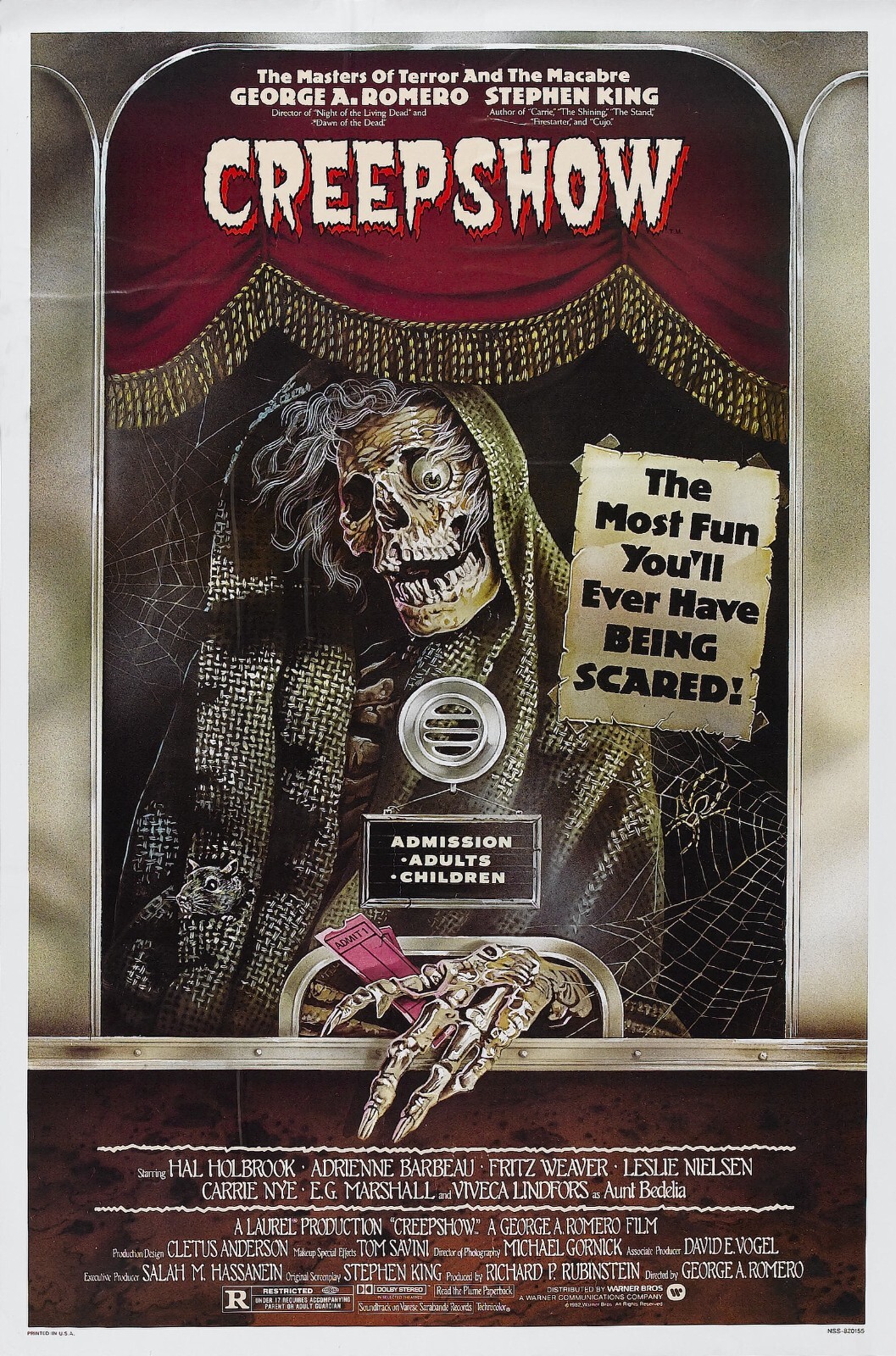 80s Classic Retro Horror Movie Film Posters Poster Print