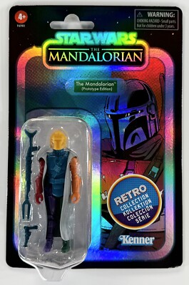 Star Wars Retro Collection The Mandalorian Prototype Yellow Helmet Action Figure