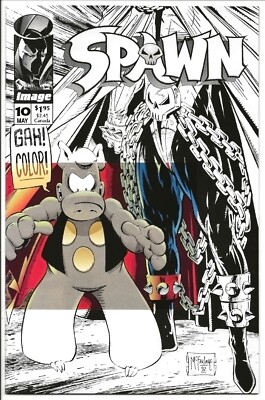 Spawn #10 (1993) Vintage Key Comic Cerebus Appearance, Superman Guest Appearance