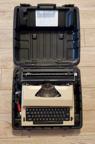 Sears The Communicator Electric Typewriter With Case Model