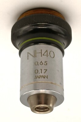 Olympus Microscope Phase Contrast Objective NH 40x/0.65 Short Barrel, 160mm TL!