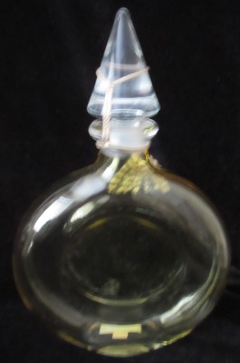 RARE VINTAGE GURLAIN ART GLASS FACTICE PERFUME BOTTLE