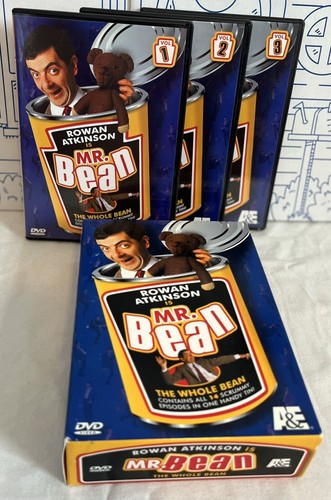 Mr. Bean The Whole Bean 3 DVD Discs 2003 TV Show Set