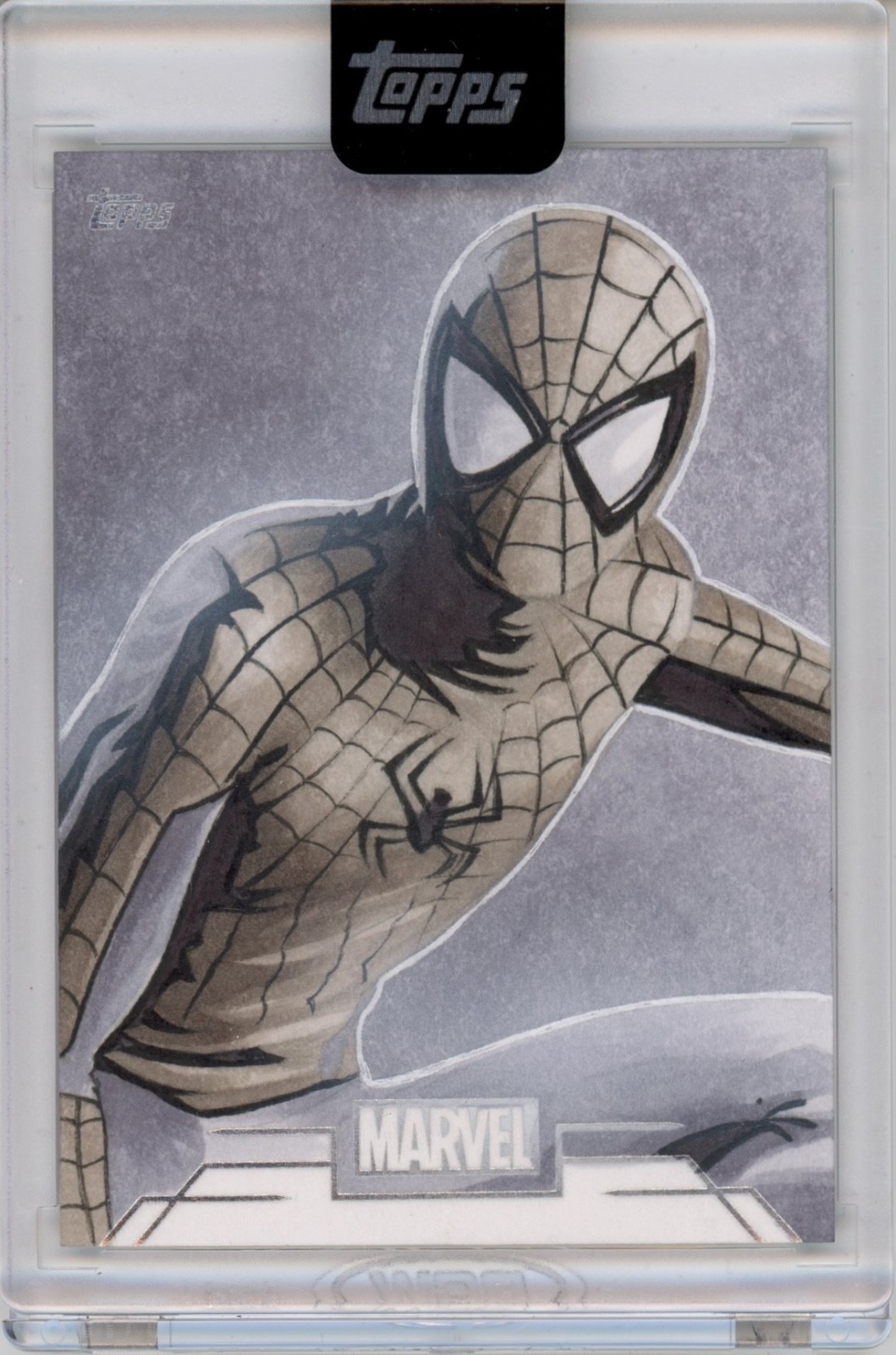 MARVEL　スパイダーマン　スケッチカード Spider-Man - Marvel Disney100 Weiss Schwarz Pixar TCG Card