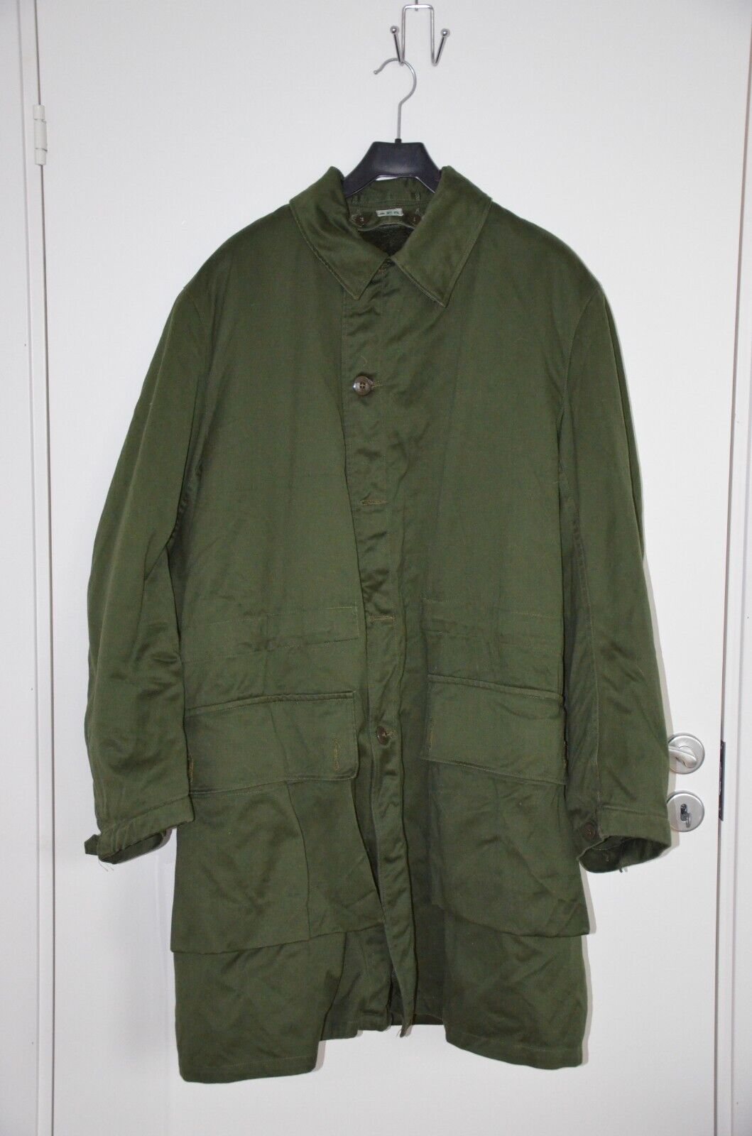 Vintage Swedish Military Smock Jacket C52 Field Coat Army 60 Vintage Swedish Military Smock Jacket C52 Field Coat Army 60