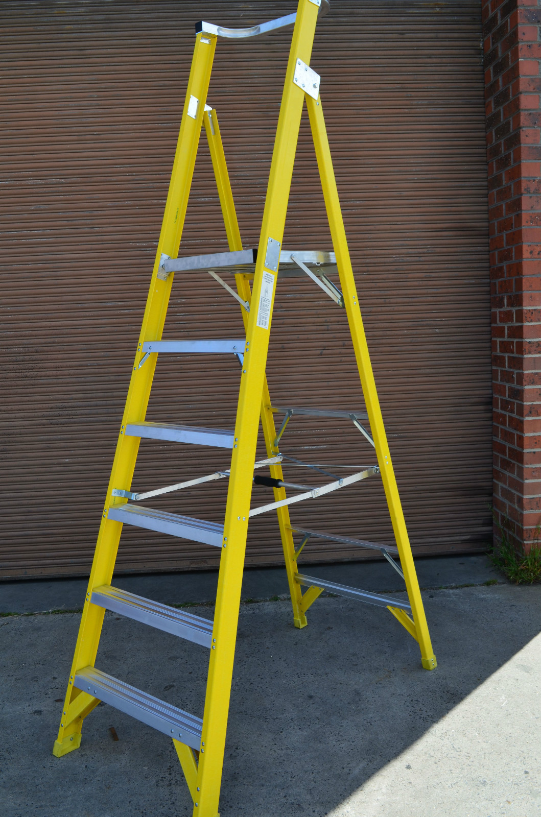 Platform Fibreglass Fiberglass Ladder 1.8M 6 feet ft foot Australian