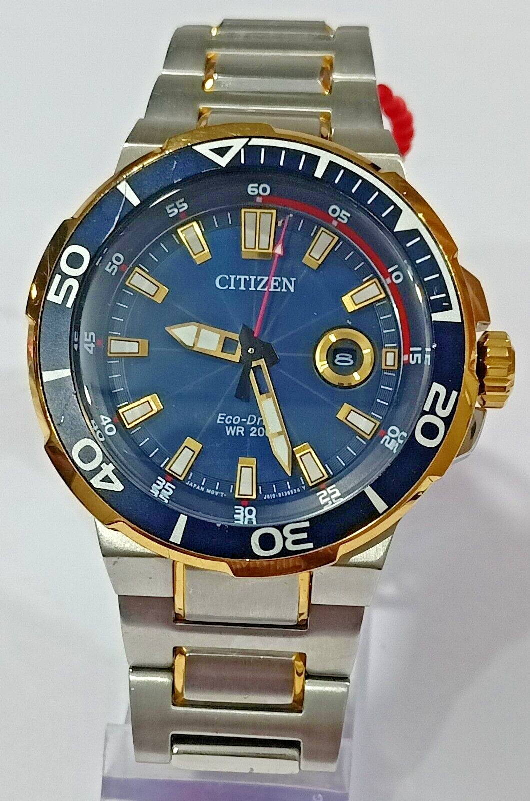 CITIZEN Eco-Drive マザーオブパールダイヤル Citizen Marine Lady Eco-Drive Crystal Mother of Pearl Dial