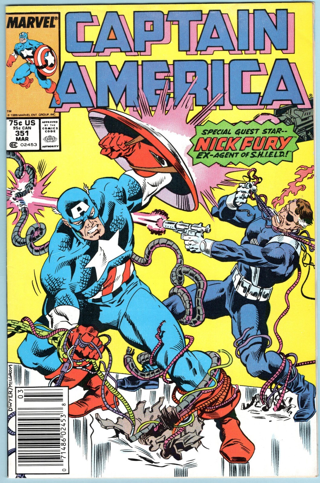 アメコミ ビンテージ Marvel Captain America Marvel - Captain America - Issue # 349 - 1989. | eBay