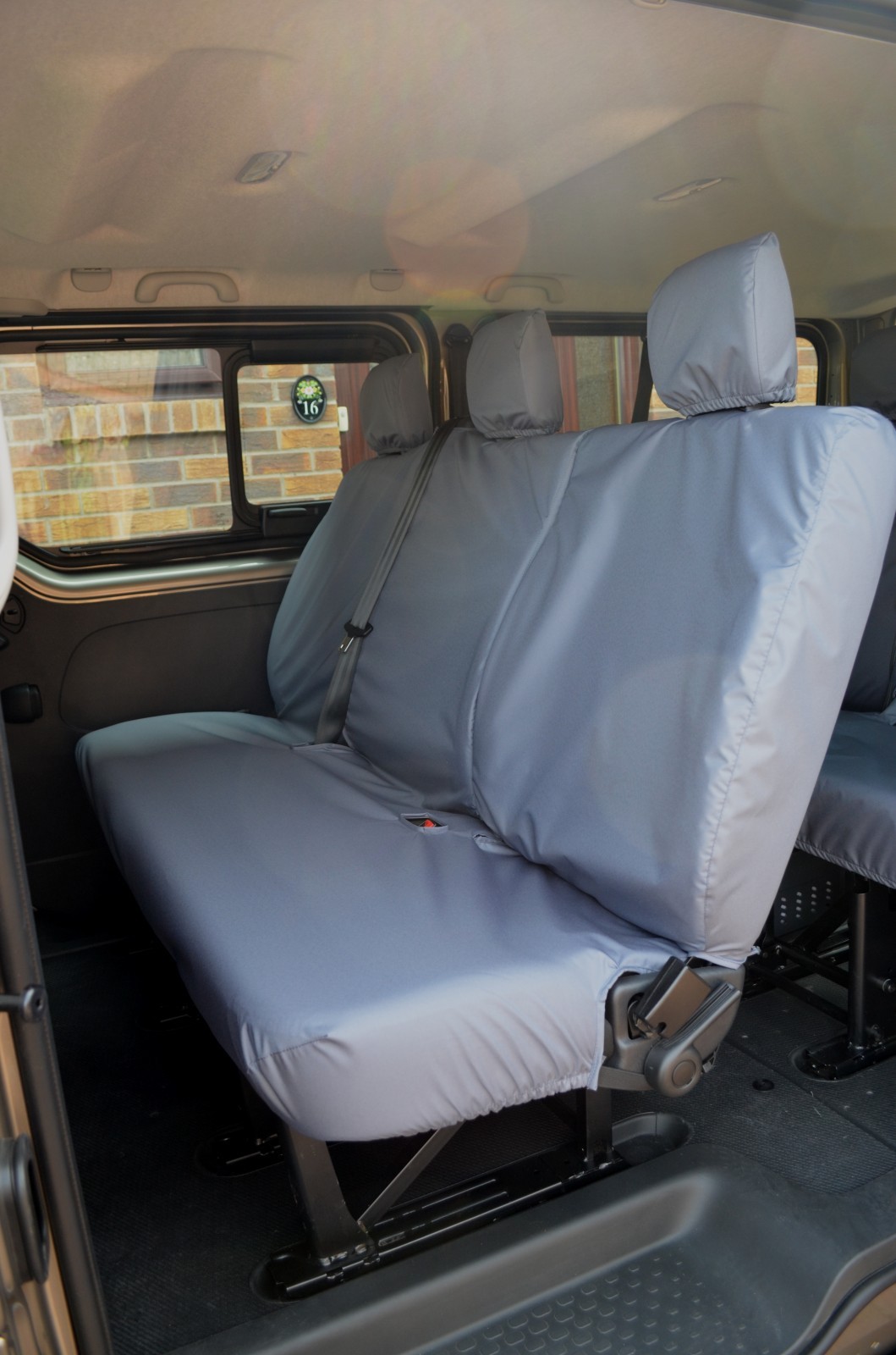 Renault Trafic 2001-2006 a Medida Gris Camuflaje Fundas Impermeables wa 600 Denier