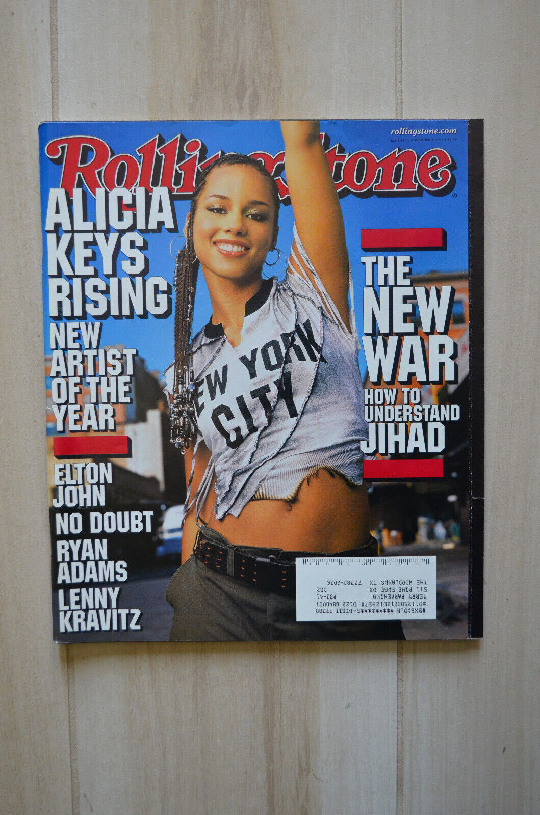 Rolling Stone Magazine #881, November 8, 2001 ALICIA kEYS