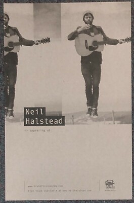 Neil Halstead Palindrome Hunches 2012 Double-sided PROMO POSTER