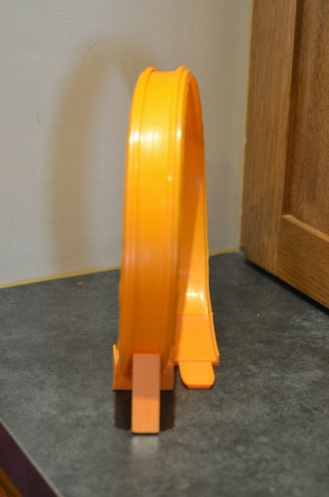 Vtg 1968 Hot Wheels Redline Orange Track Connector For Loop 6201-031 with Track