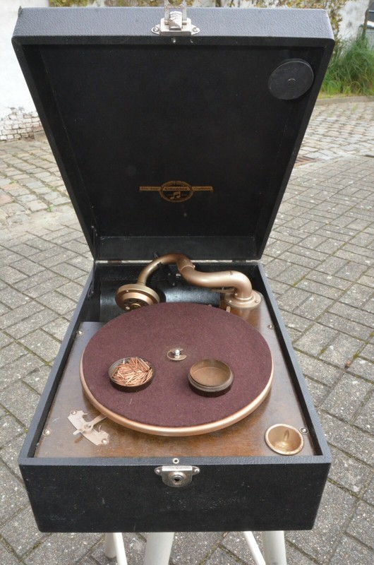 Gramophone 78t Viva-Tonal Columbia Grafonola - England - 78t Vinyl Pack Included