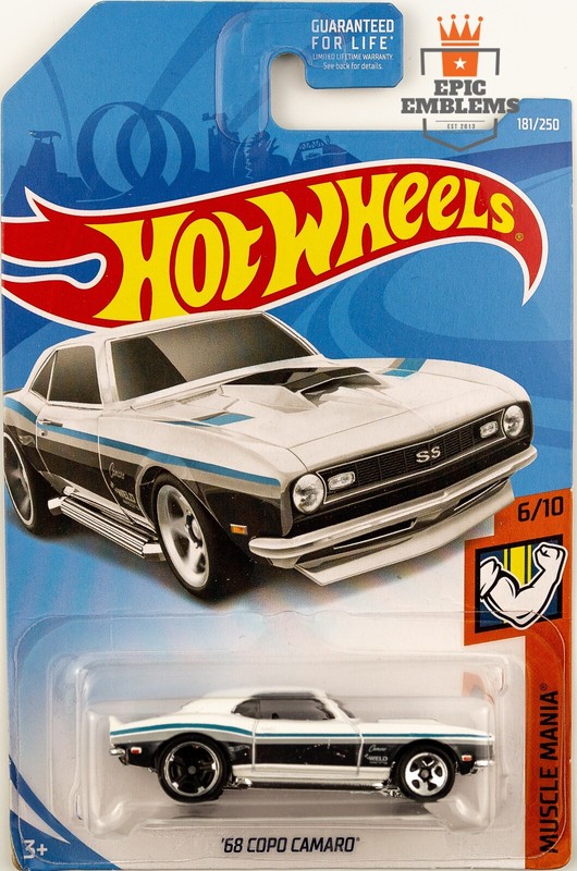 68 copo camaro hot wheels 2019