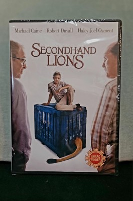 SECONDHAND LIONS /MOVIE(DVD, 2003) Robert Duvall Michael Caine Factory Sealed NB