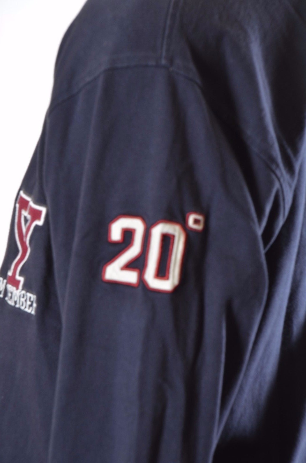 20 Degrees Below Mens Team Member Rugby lace up jersey #7 Size XL spell out  (M)