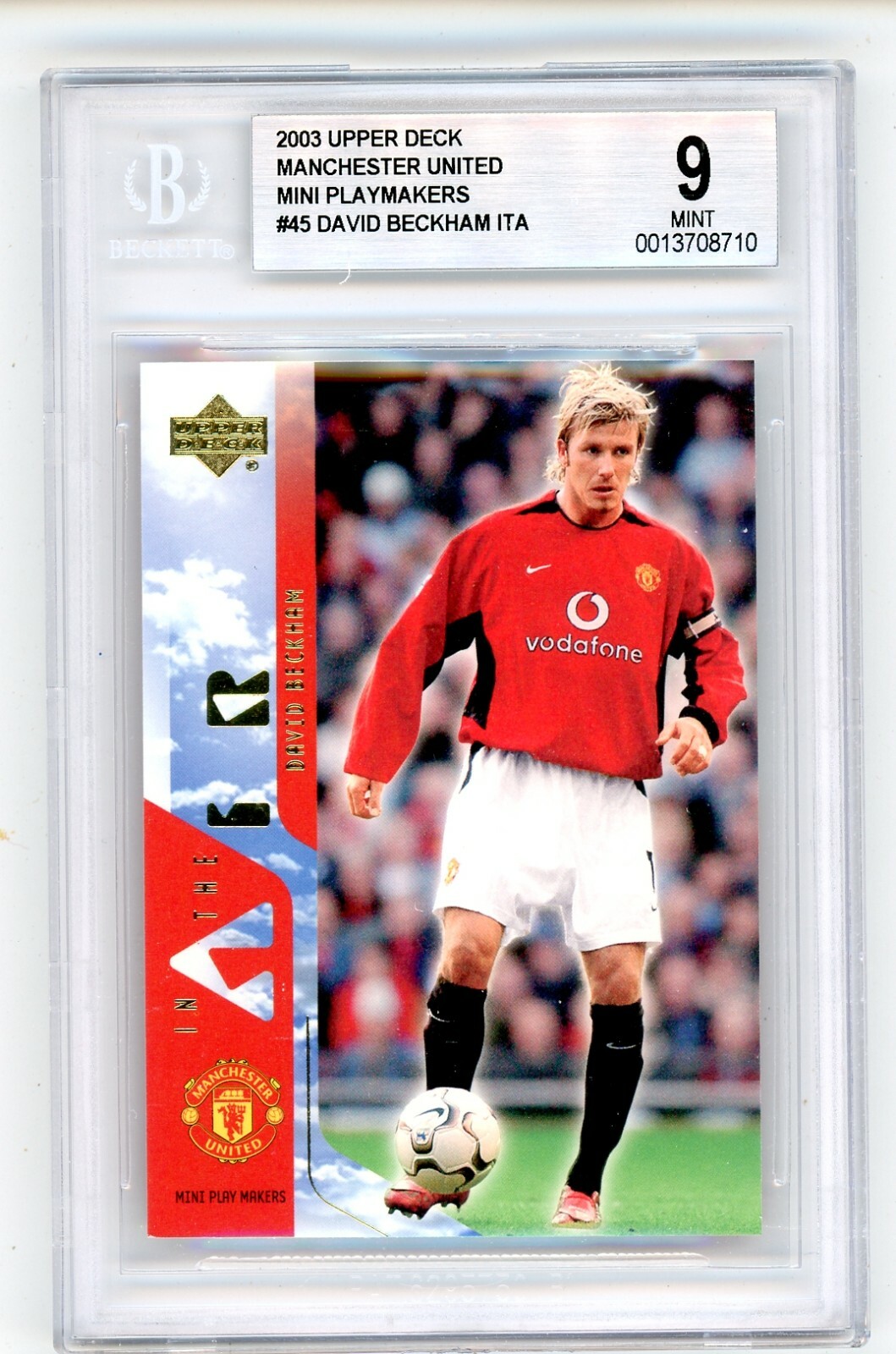 2003 Upper Deck Manchester United Captain Keane Black #CK-14 Roy Keane /99 