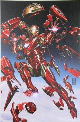 TONY STARK: IRON MAN #2 ART PRINT by Mark Brooks ~ 14.3